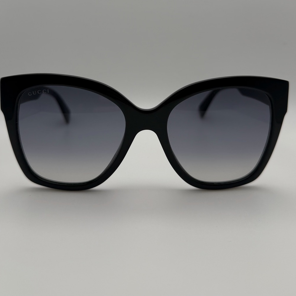 Gucci Women's Black Cat-Eye Sunglasses